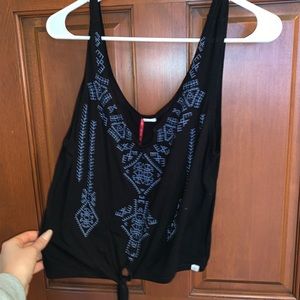 Oneill Tie Front Tank Top